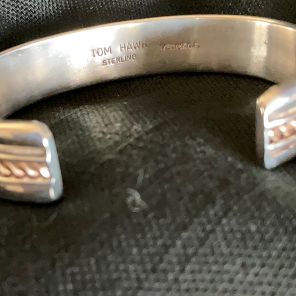 Vintage Tom Hawk Cuff Bracelet with 12 kt gold filled embellishment. - Picture 4 of 4